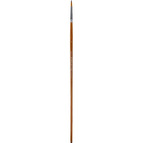 Pinceau multi-têtes pour peinture acrylique, huile et aquarelle, manche long en bois, poils en nylon, fournitures pour étudiants en art, multicolore (1/5)