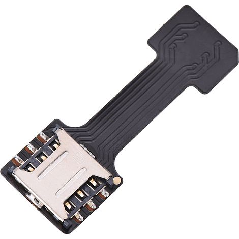 Adaptateur Double SIM 2 en 1 pour Smartphone Android, Extension Nano SIM vers Nano SIM (1/5)
