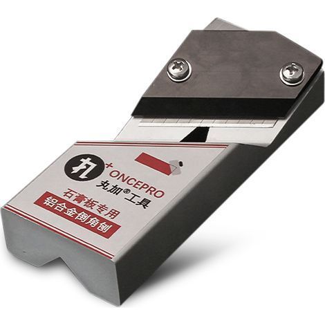Gipskarton-Fasenhobel, Werkzeug zum Bearbeiten von Holzkanten, 45°-Neigungshobel, dekorativer Deckenhobel, Aluminiumlegierungshobel (1/4)