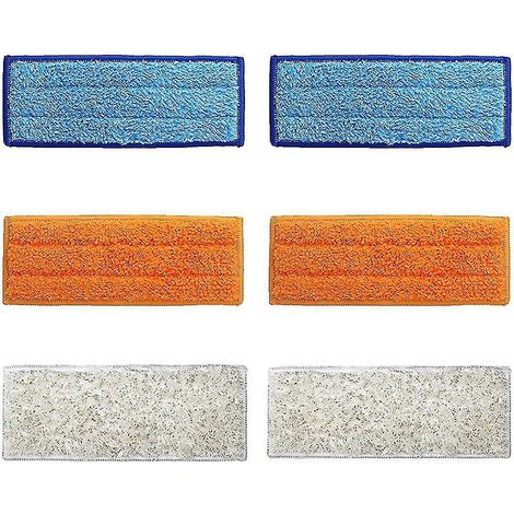 6 waschbare Wischpads (Feucht- und Trockenwischtücher) (1/4)