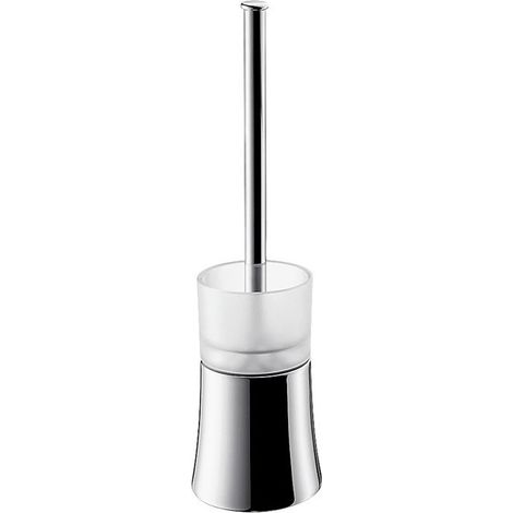 Porte-brosse WC chroméé