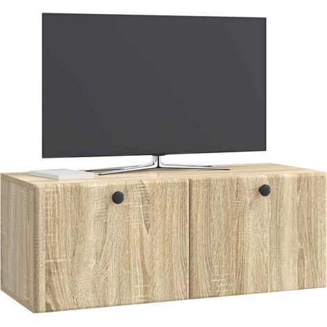 Maison Exclusive - Mobile Porta TV da Muro 78,5 x 31 x 30 cm Rovere Sonoma (1/5)