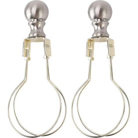 Adaptateurs d'abat-jour dorés avec pince de fixation en métal pour lampes de table et lampadaires, compatibles avec toutes les ampoules, décoration intérieure, pour bureau, tables (1/5)