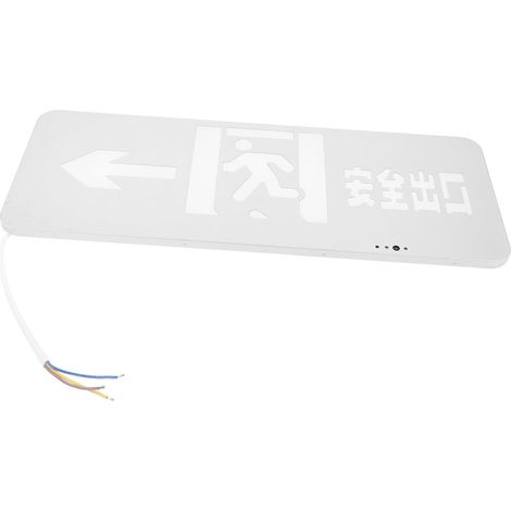 Panneau De Sortie Avec Éclairage De Secours à Led Indicateur Lumineux Pour Commerces Et Lieux Publics Facile à Installer (1/5)