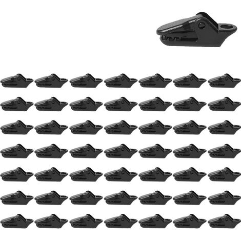 Estacas para tiendas de campaña, diseño resistente al viento, material de poliéster duradero, 50 unidades. (1/2)
