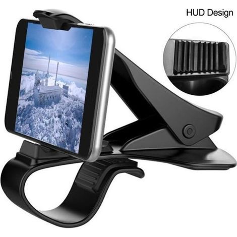 pair Support Téléphone Voiture Universel Portable Fixation Puissante Tableau De Bord Pare-Brise Clip pour iPhone 6 7 8 X Huawei Samsung
