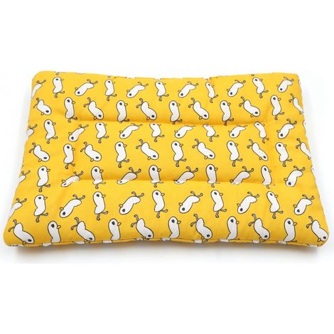 Coussin pour animaux jaune 48 x 75 cm 40 kg x 2