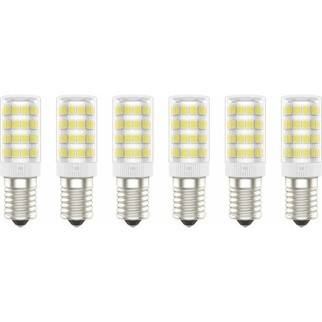 Ampoules LED E14, 5W (Équivalent à 50W), Blanc Froid (6000K), AC220-240V, Sans Scintillement, Non Dimmable, 300 Lumens, IRC80, Pack de 6 - (Blanc Froid, 5W) [Classe énergétique A+] (1/5)