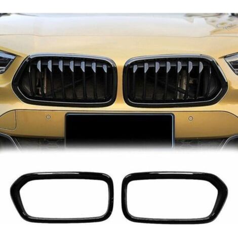 Grille de pare-chocs avant noir brillant de voiture pour-bmw F39 X2 2020 2021