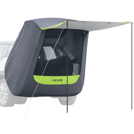 Tienda de Campaña con Toldo para Coche Tamaño Principal de 150 x 150 cm, Tienda de Sombra para Portón Trasero Impermeable PU2000 mm con Bolsa de Transporte, Carpa para Acampar al Aire Libre (1/5)