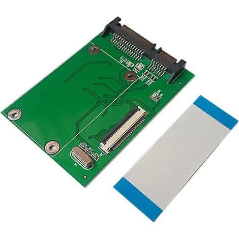 Adaptateur convertisseur disque dur SSD 1,8" ZIF/LIF CE vers SATA 7+15 broches 22 broches (1/5)