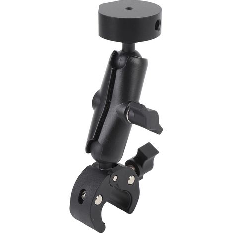 Support de fixation réglable pour mini antenne parabolique en alliage d'aluminium et ABS. Support de fixation sécurisé pour mât d'antenne. (1/5)