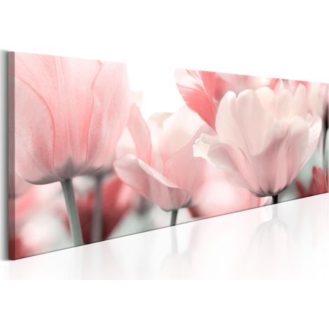 Quadro - Pink Tulips - 150x50 (1/4)