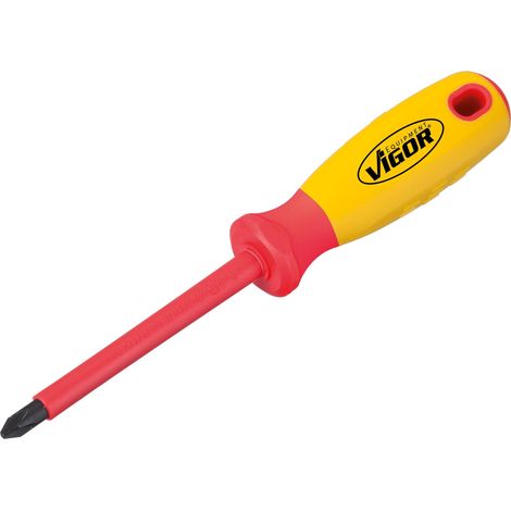 VIGOR Tournevis cruciforme VDE V2064 Profil PH PH 2 Longueur totale : 206 mm (1/4)