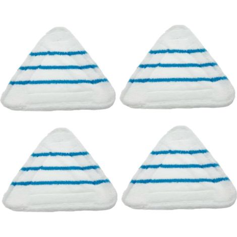 Waschbare Mikrofaser-Dampfmopp-Pads, Ersatzset mit 4 Bodenpads für die gründliche Reinigung von Fliesen mit dem Dampfmopp