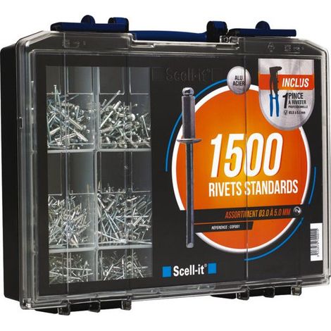 Coffret 1 Pince 1500 Rivets