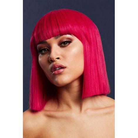 Fever Lola Wig - Magenta Pink - Blunt Cut Bob with Fringe - 30cm/ 12in - 70285