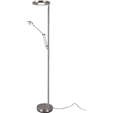 Lámpara de pie Led Dimmer con punto de lectura Barrie Nickel Trio Lighting (1/5)