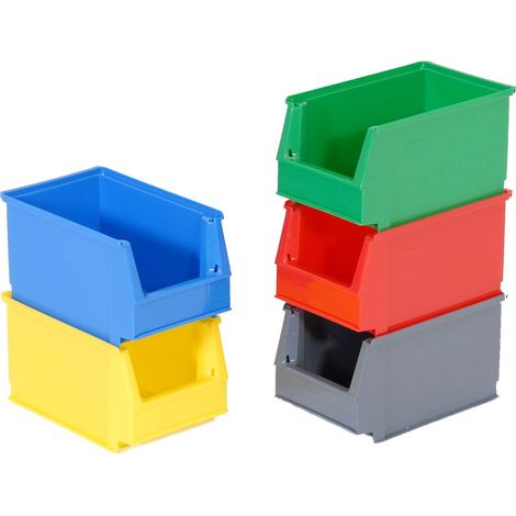 PROVOST - Bac à bec Systembox rouge - Dimensions 230 x 150 x 130 mm - Lot de 25 unités