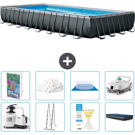 Intex Piscina Ultra XTR Rettangolare - 975x488x132 cm - 9-pezzi  S691 (1/4)