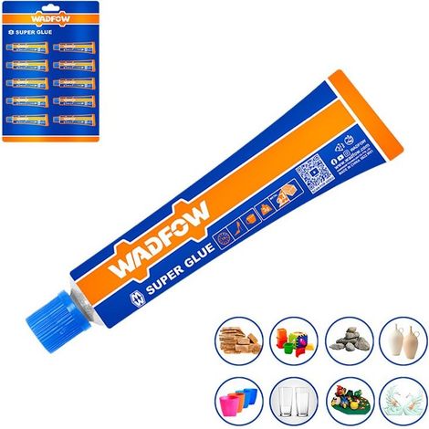 Colle universelle WADFOW, blister de 15 ml, 10 unités