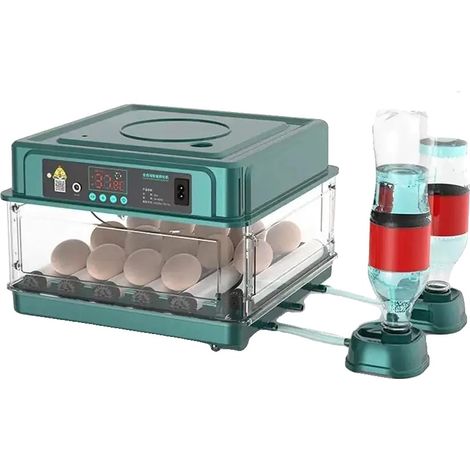 Incubadora de huevos, control automático de temperatura, espaciado ajustable. (1/2)