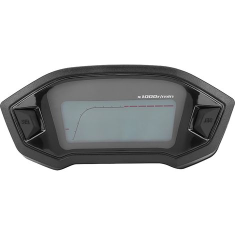 Compteur Moto Numérique Universel LCD Multicolore avec Capteur de Vitesse