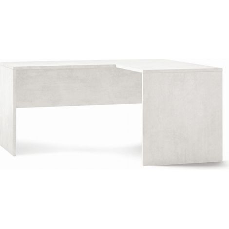 Escritorio en esquina derecho 160L x 150P x h76 – Blanco mate – Sarmog