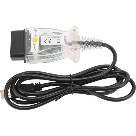 Câble K+DCAN avec interface USB et commutateur, outil de diagnostic OBD2 pour véhicules E60, E61, E81, E70, E83, E87, E90, E91, E92 et E93 (1/5)