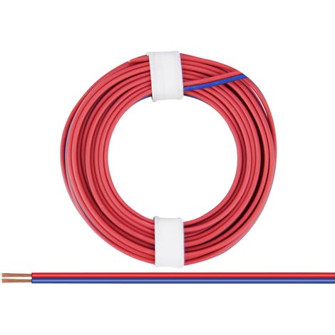 Donau Elektronik 225-02 Litze 2 x 0.25 mm² Rot-Blau 5 m