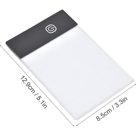 Tablette Lumineuse de Dessin A6 Plexiglas Ultra-Fin Kit Complet de Traçage (1/3)