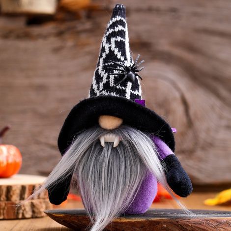 Gnome - Décoration En Peluche Pour Halloween - Pour Salon Chambre Bureau - 1 Pièce (1/4)
