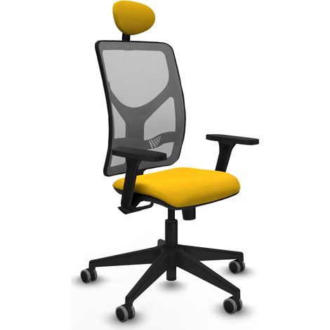 Silla de oficina piqueras y crespo Motilla negro cómoda ajustable (1/2)