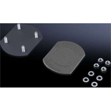 Abdeckplatte Rittal cp 6505.200 Stahl robust schwarz