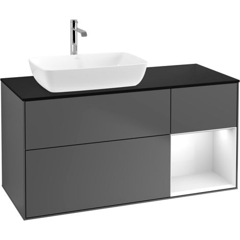 Villeroy & Boch F812GFGK meuble sous-plan Finion F81 (1/2)