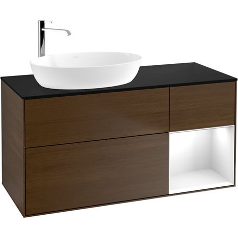 Villeroy & Boch F932GFGN Meuble sous-lavabo Finion F93 (1/2)