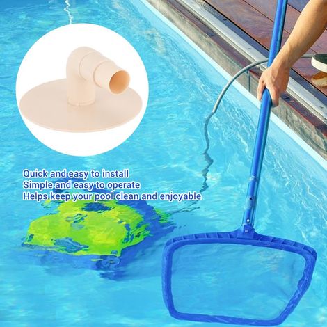Assiette de Vacuum pour Skimmer Plaque d'Adapter avec Coude pour HydroTools 8929 (1/5)