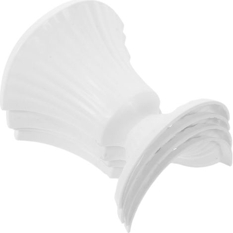 SHINEOFI Lot de 4 demi pots muraux polyvalents pour fleurs stabilisées, style peinture, (1/5)