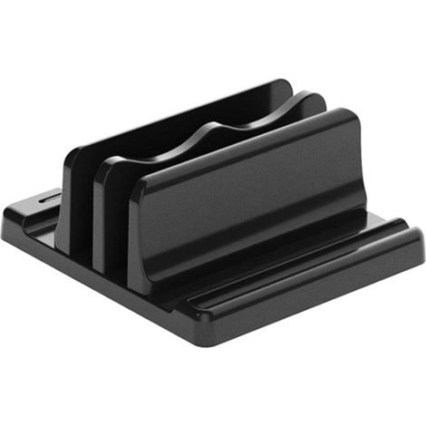 Support Vertical Ordinateur Portable Réglable et Bureau Multifonction pour Organisateur de Fichiers et Rangement Latéral Structure pour Laptop et Tablettes Gain de Place Surélevé