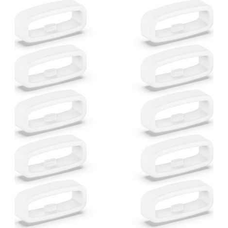 Silikon-Befestigungsring 18/20/22 mm, Ersatzteil für Riemenbefestigung – 18 mm – Weiß