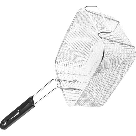 passoire amovible avec poignée en plastique isolante frites poisson (1/5)