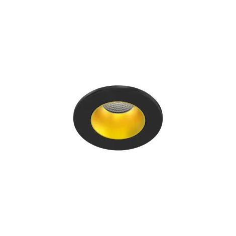 spot encastré à led - aric ef8 - 7w - cct - 3-4000k - noir / doré - aric 11032 (1/5)
