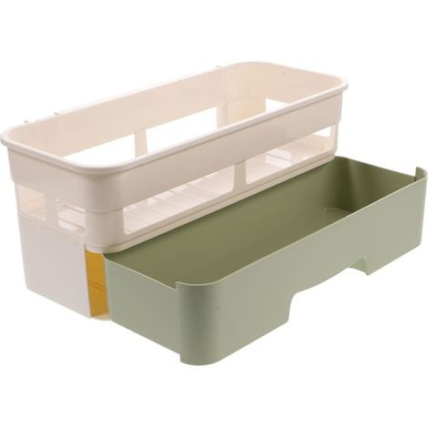 Étagère de rangement, organisateur multiusage sans perçage pour articles de toilette et accessoires de bain, couleur aléat (1/5)