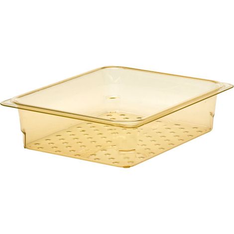 Bac égouttoir GN 1/2 - Haute température - 26.5 x 32.5 x 7.6 cm - Lot de 6 - Cambro