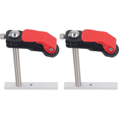 Lot de 2 serre-joints à dégagement rapide en acier inoxydable pour établi, pour le travail du bois (1/5)