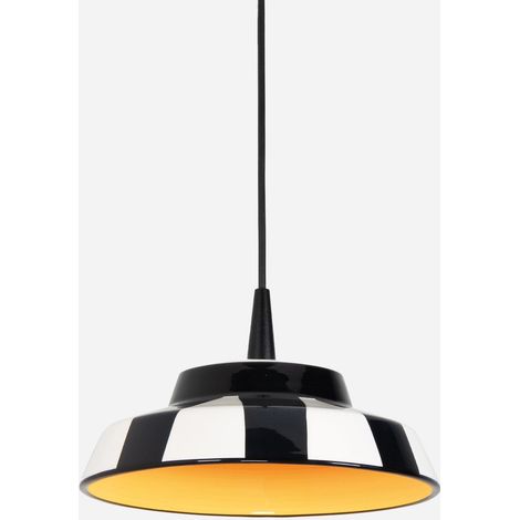 Circus Lampada a Sospensione in Ceramica Made in Italy Diametro 24 cm LED 8W 2700K Giallo per Illuminazione d'Interni di Design Elegante e Moderna