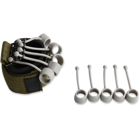 Appareil d'entraînement pour extenseurs de doigts et de mains avec élastique de résistance, renforçateur pour l'entraînement à la flexion et à l'extension des doigts (1/5)