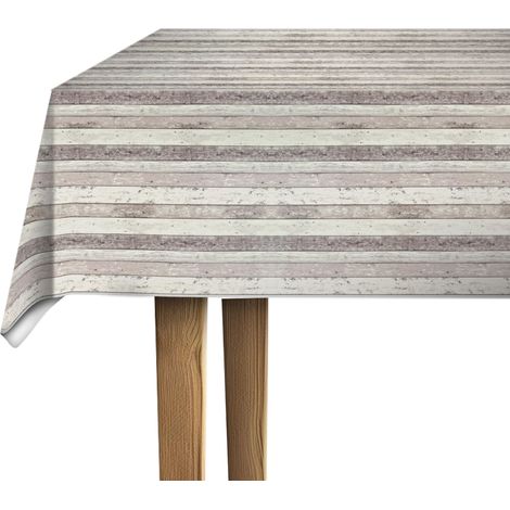 nappe toile cirée rectangulaire Historia 150 cm ronde (1/5)