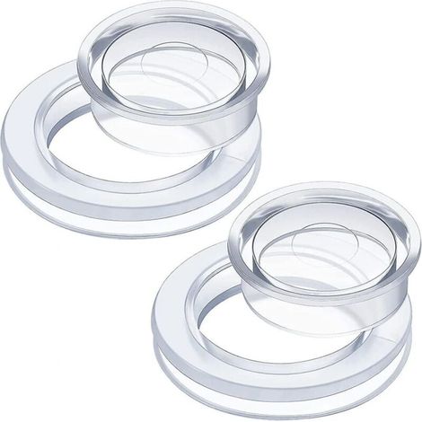 Tischschirmring- und Kappen-Sets, Stopper- und Kappen-Set (transparent) (1/4)