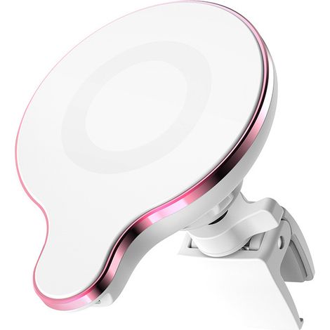 GW05 Kfz-Handyhalterung mit magnetischer Automatikbefestigung, 15-W-Schnellladefunktion, MagSafe-Wireless-Charging – Rot (1/4)